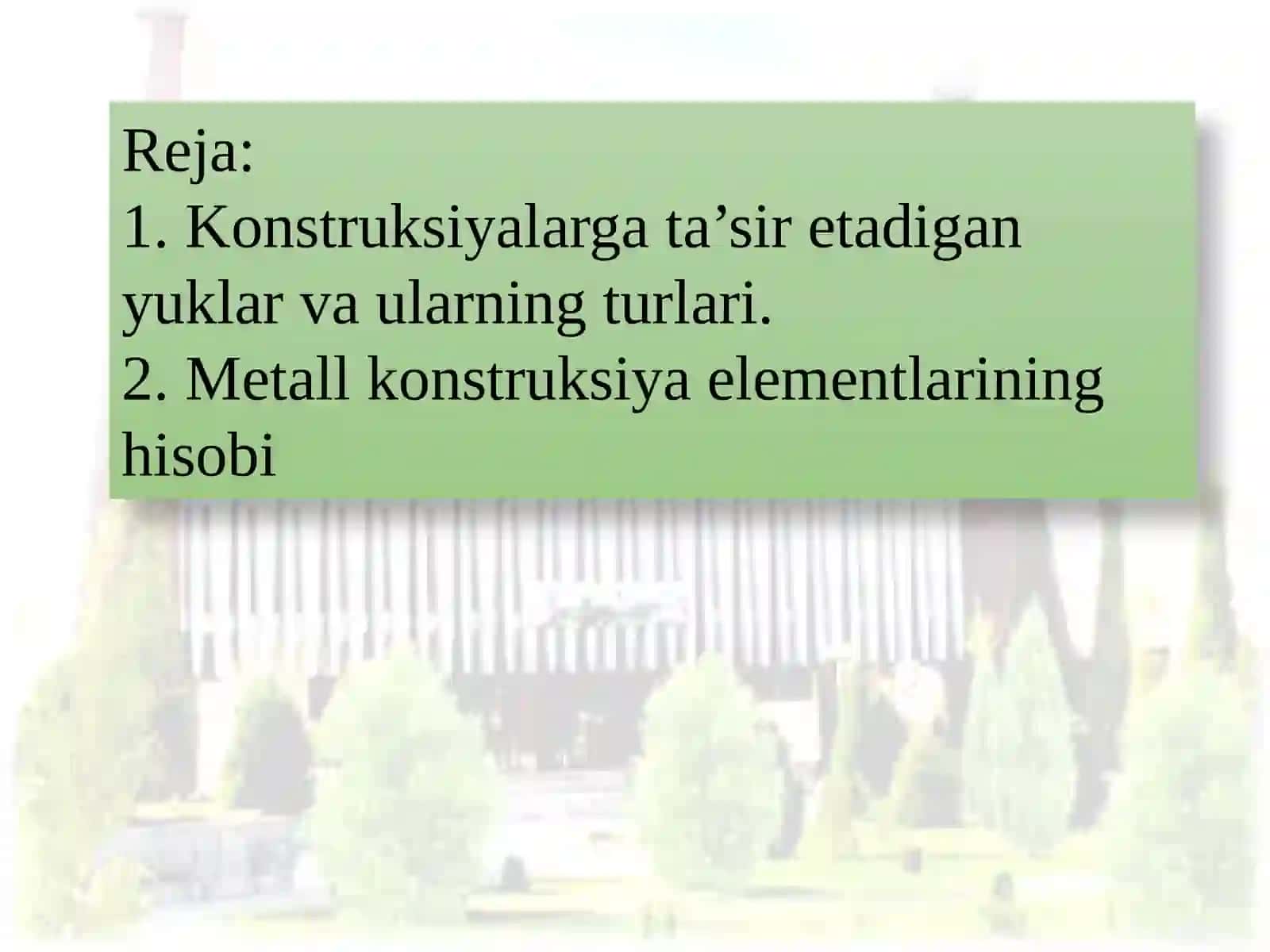 Gidrotexnikainshootlarivamuhandislikkonstruksiyalarikafedrasi 2