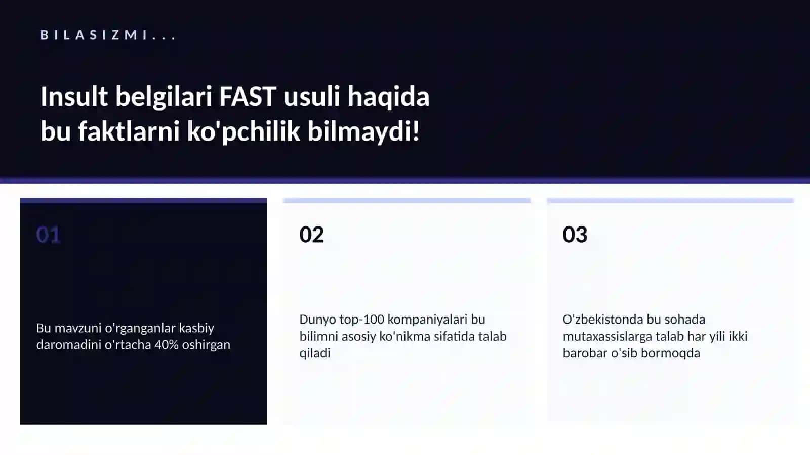 Insult belgilari FAST usuli 2