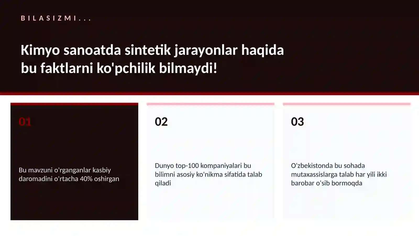 KIMYO SANOATDA SINTETIK JARAYONLAR 2