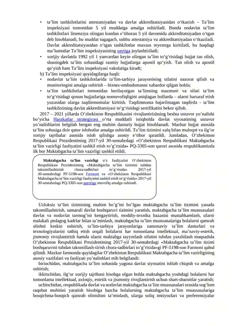 O‘ZBEKISTON RESPUBLIKASIDA TA’LIM TIZIMINI RIVOJLANTIRISHNING KONTSEPTUAL ASOSLARI 2