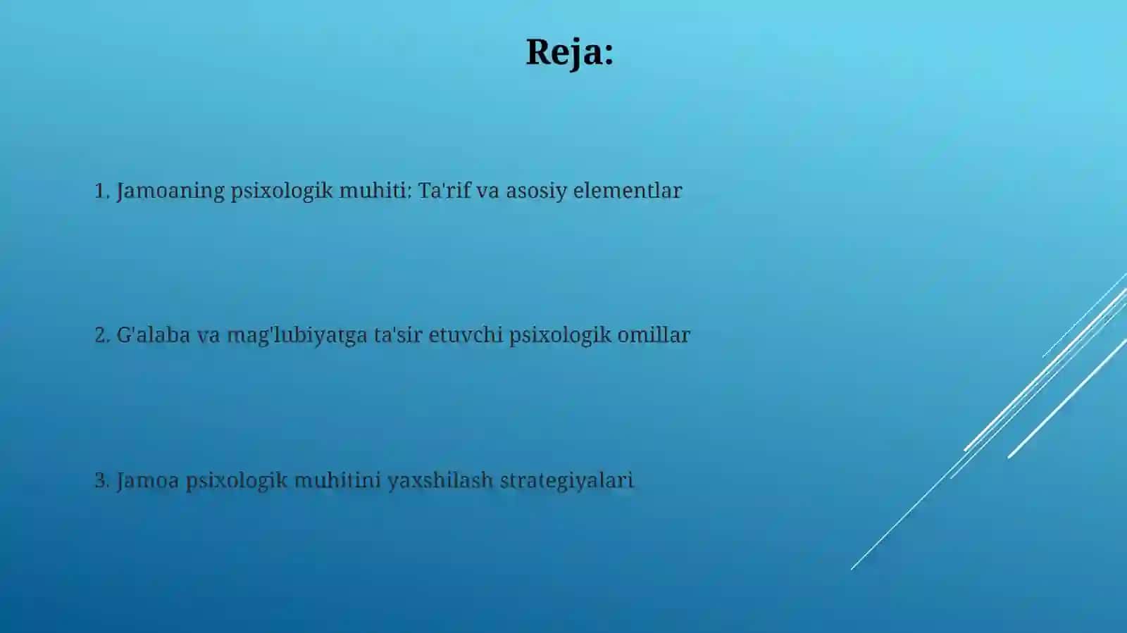 Sport jamoasida psixologik muhit va uning g'alaba natijasiga ta'siri 2