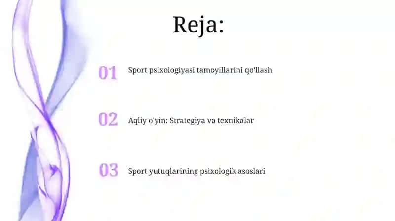 Psixologiya va sport psixologiyasi 2