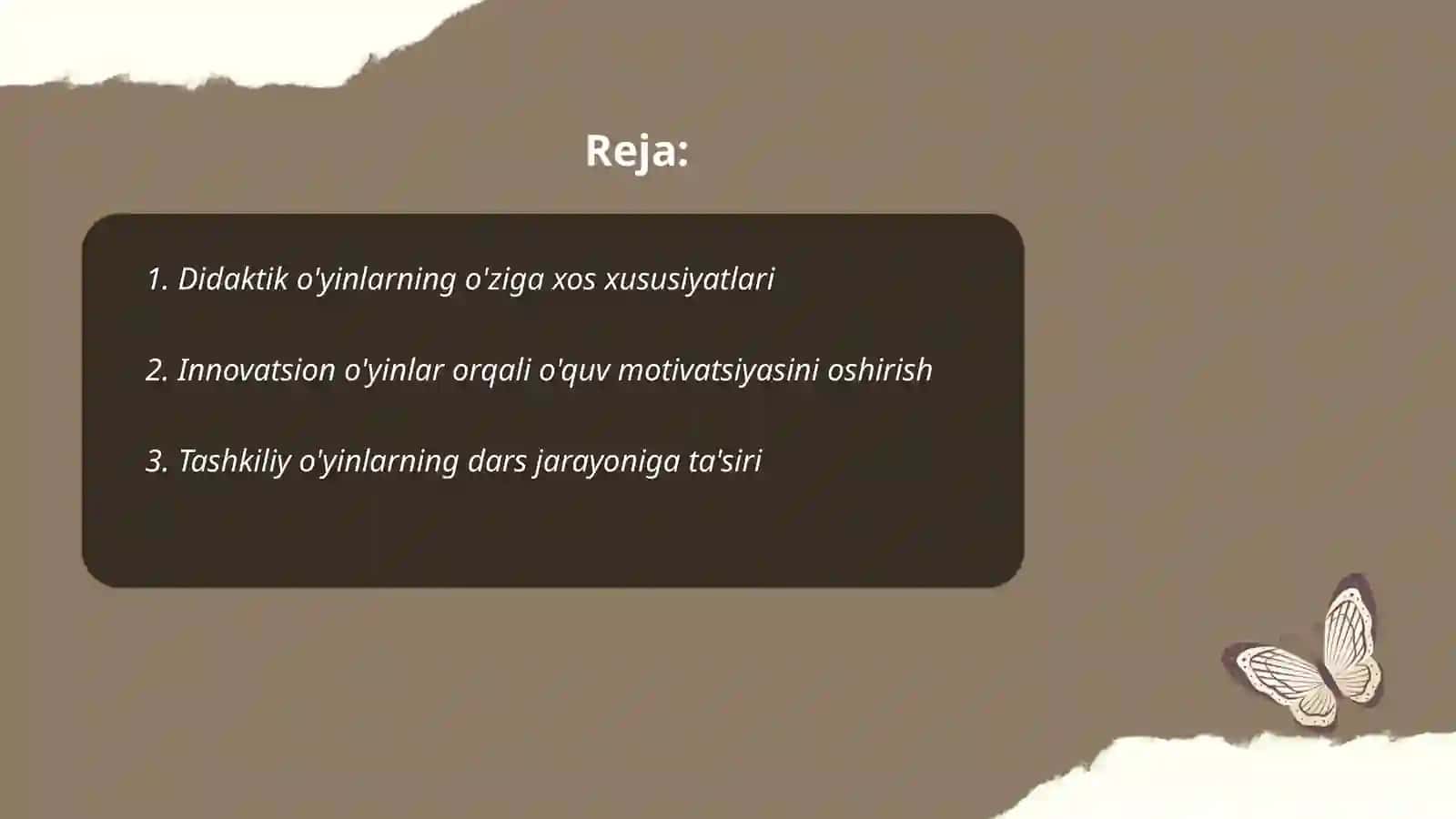 Didaktik –o’yin turlari: innavatsion o’yinlar, tashkiliy o’yinlar, munozarali o’yinlar orqali matematika darslarida kasbiy ko’nikmalarni shakllantirish 2