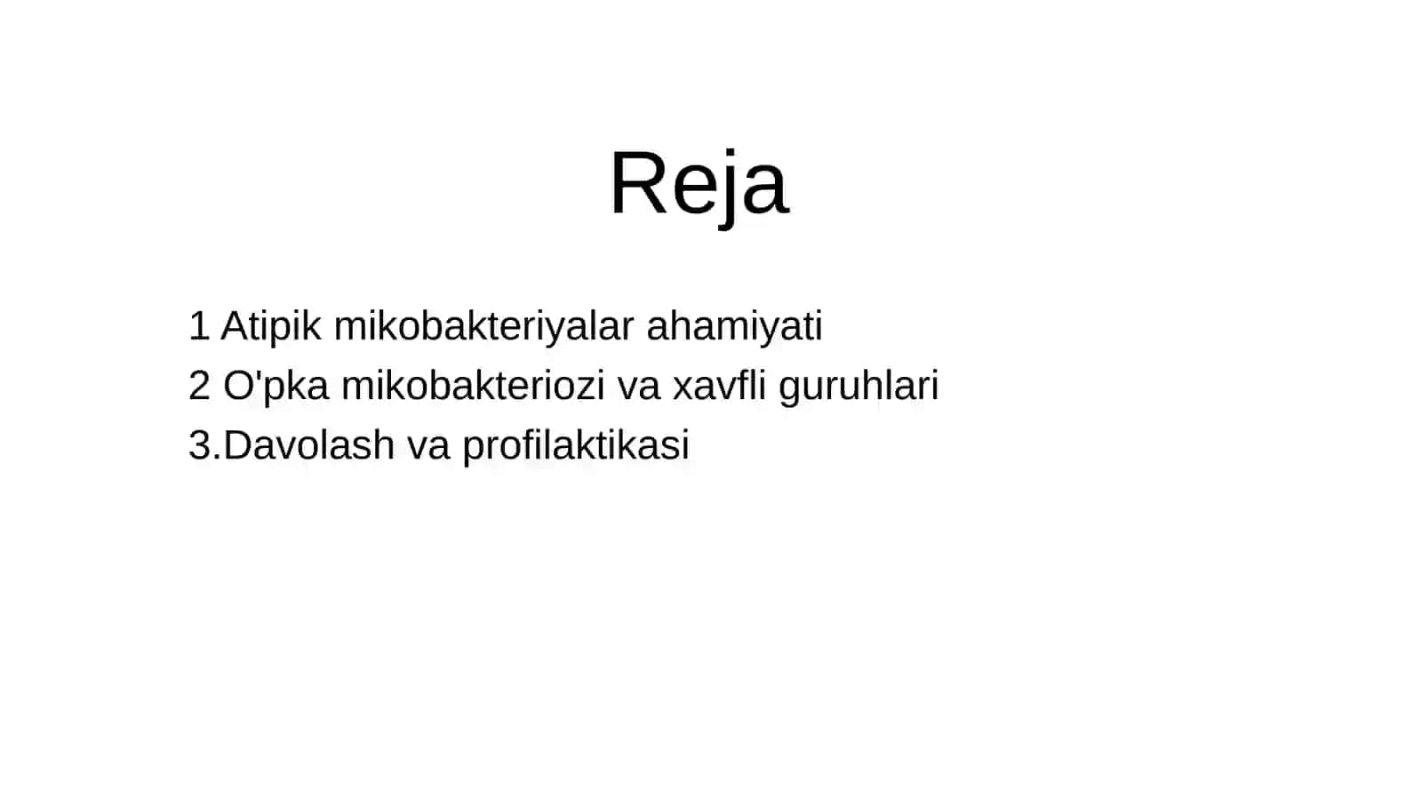 Atipikmikobakteriyalar vaularning ahamiyati 2
