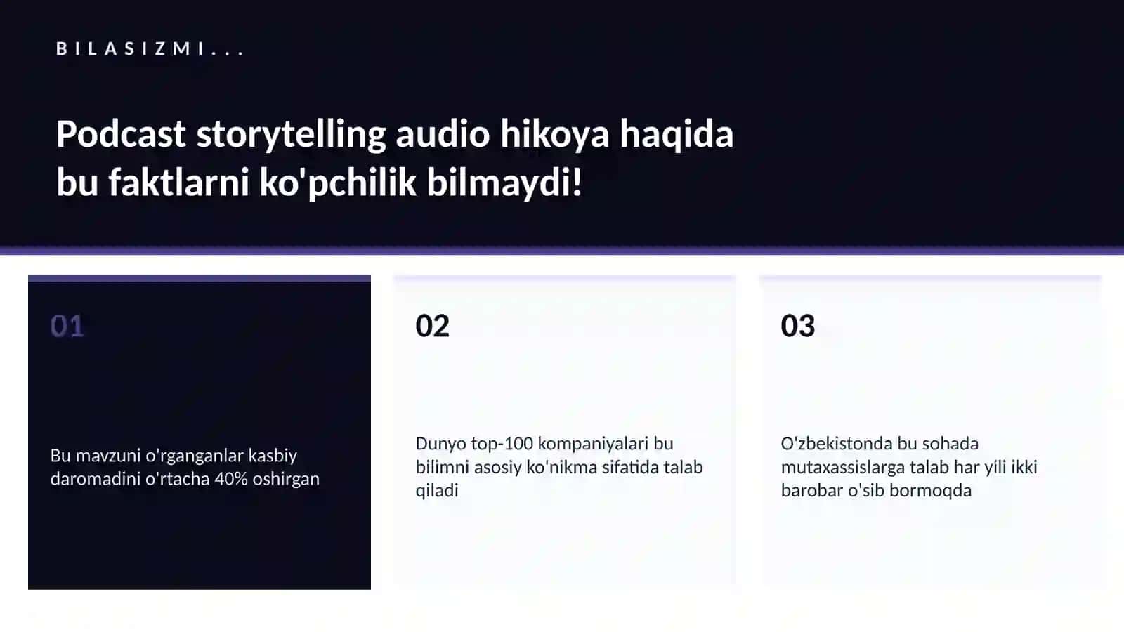 Podcast storytelling audio hikoya 2