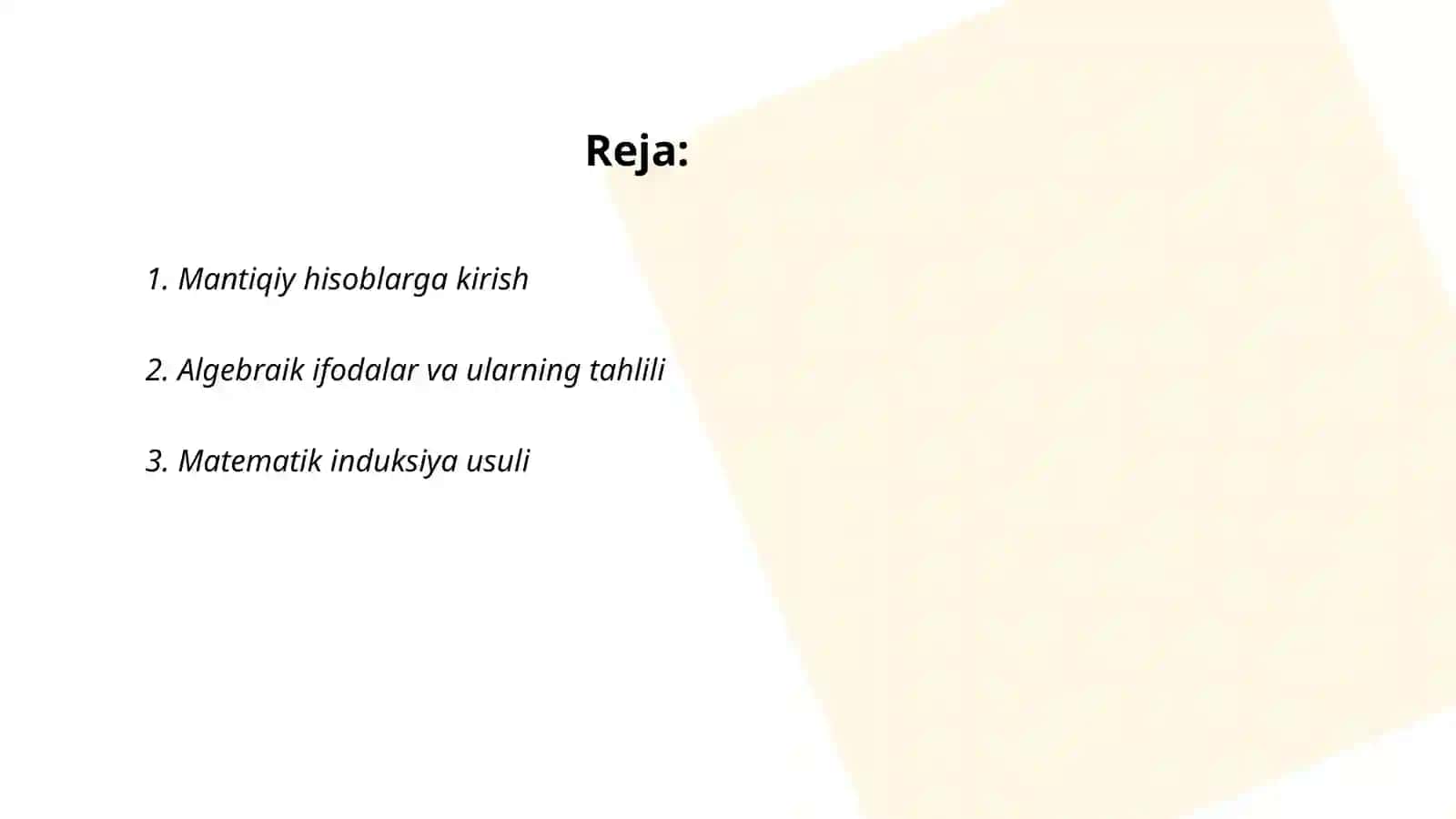Matematika etyudlari 2