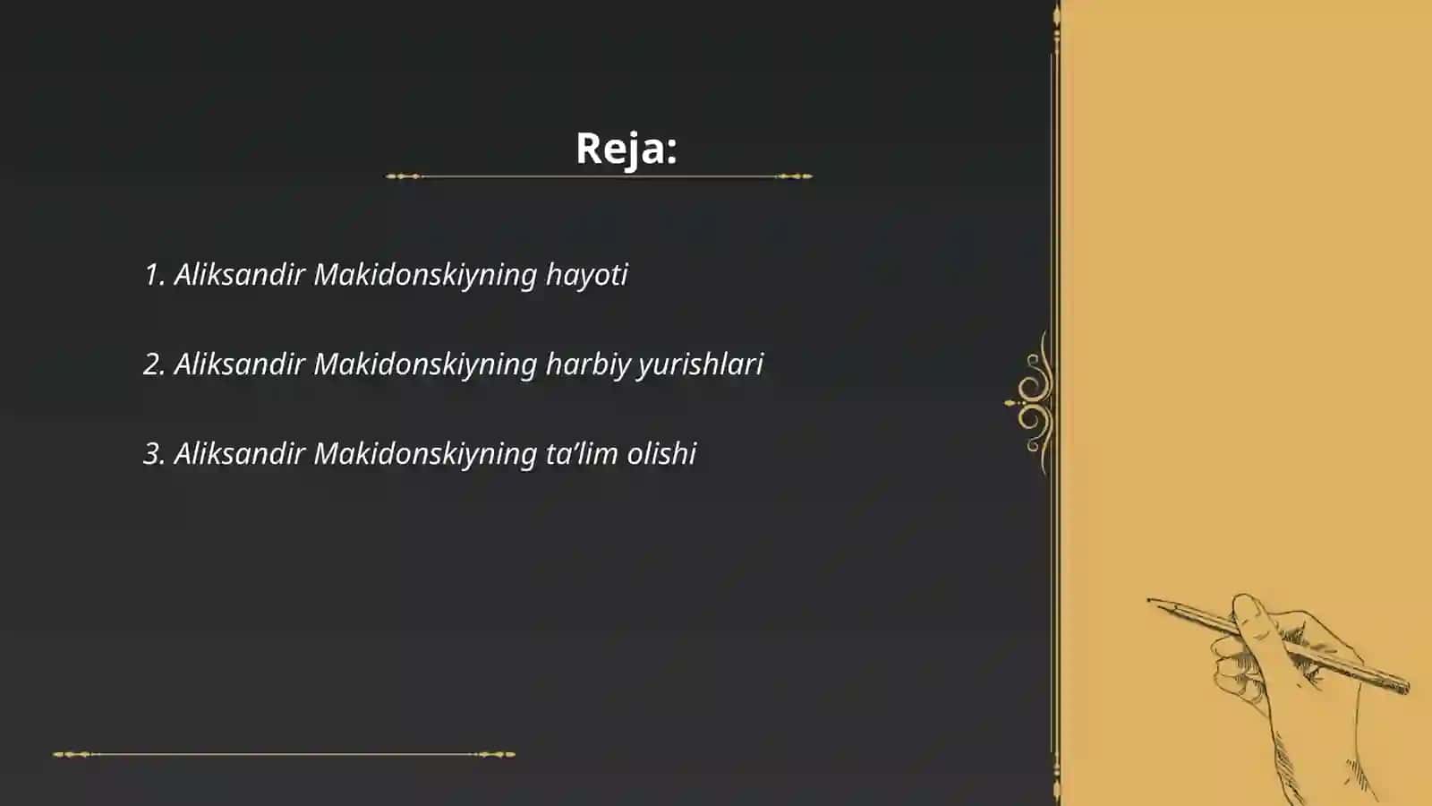 Aliksandir Makidonskiyning hayoti 2