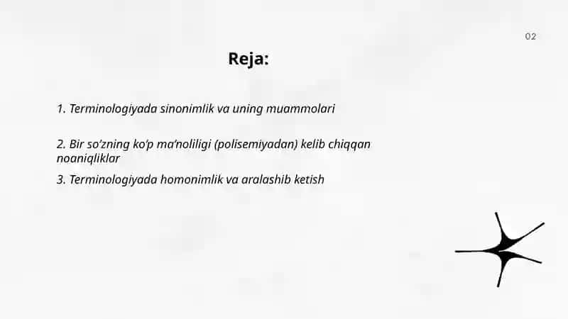 Terminologiyada yuzaga kelgan muammolar, ularning omillari va sabablari 2
