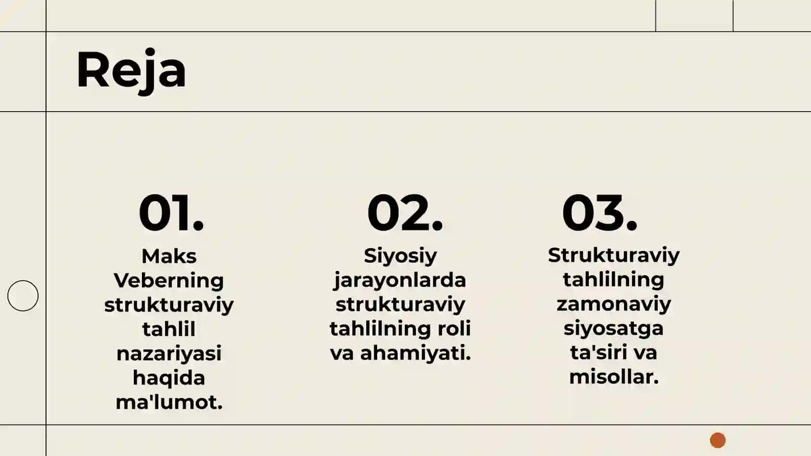 Maks Veber tomonidan siyosiy sohada strukturaviy tahlilning qo`llanilishi 2