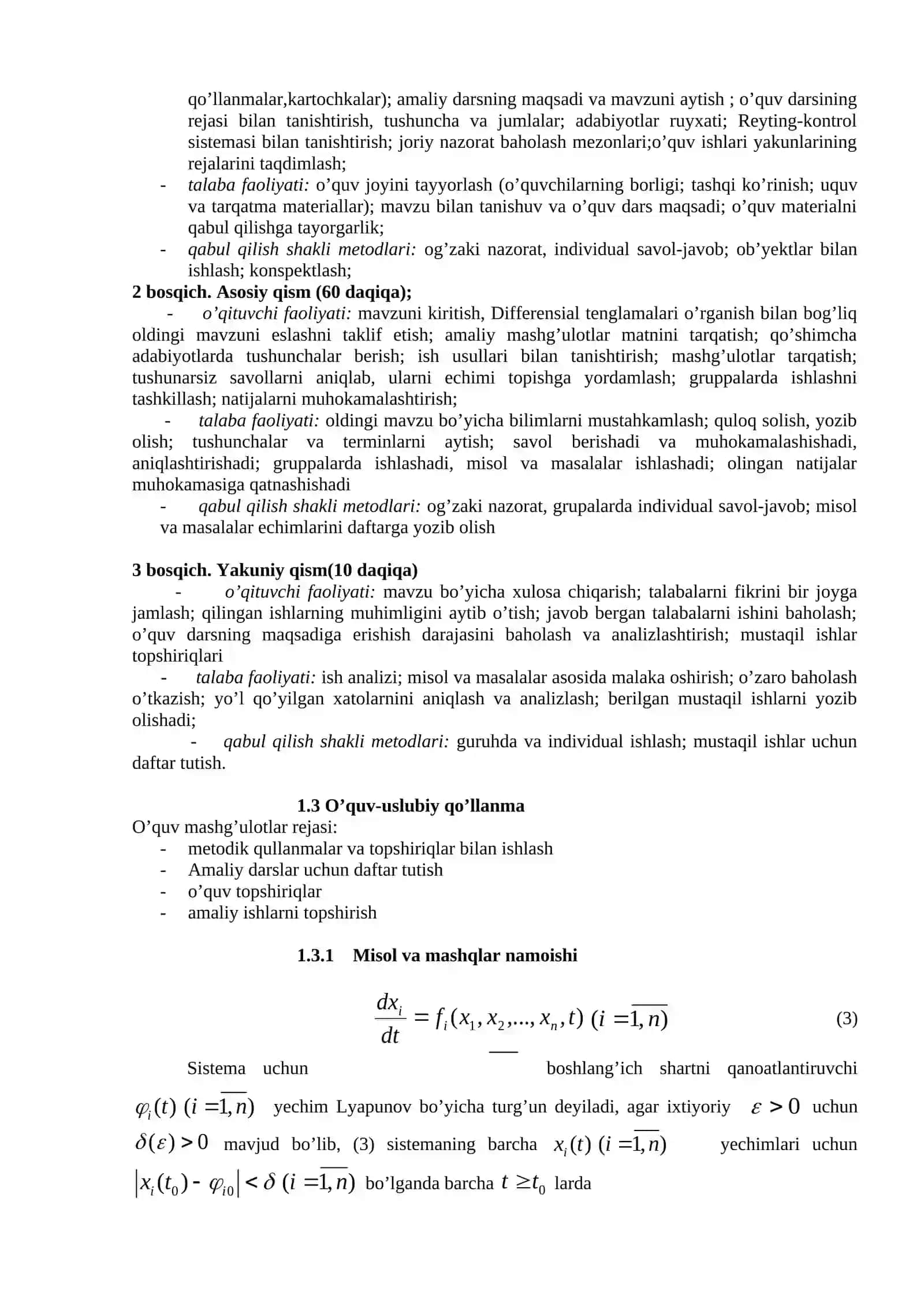 Differensial tenglamalari 2