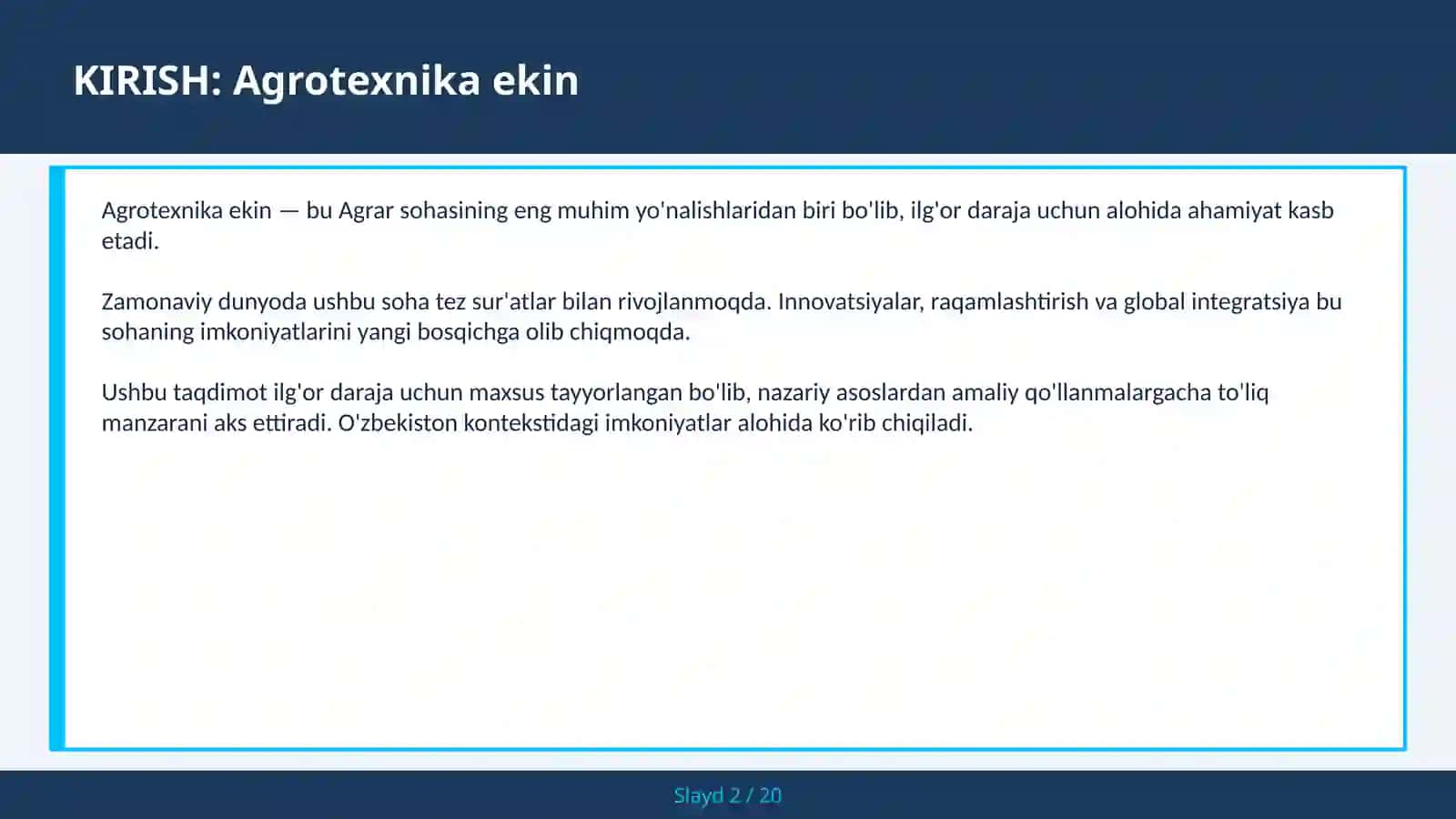 Agrotexnika ekin 2