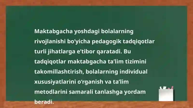 Maktabgacha ta’lim dasturlari 2