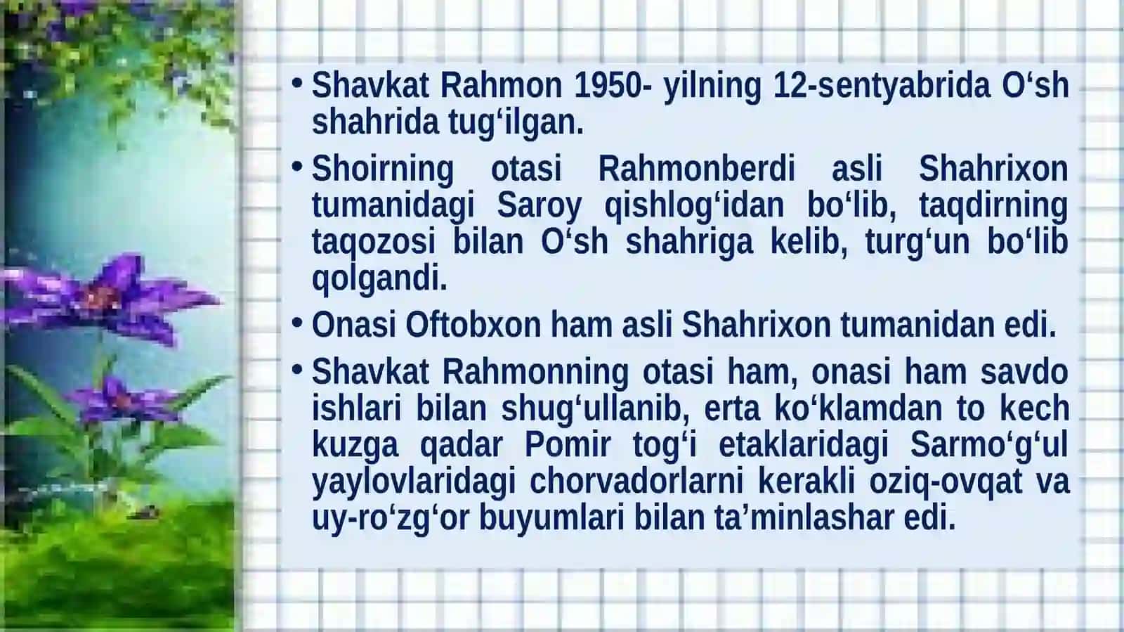 SHAVKAT RAHMON 2