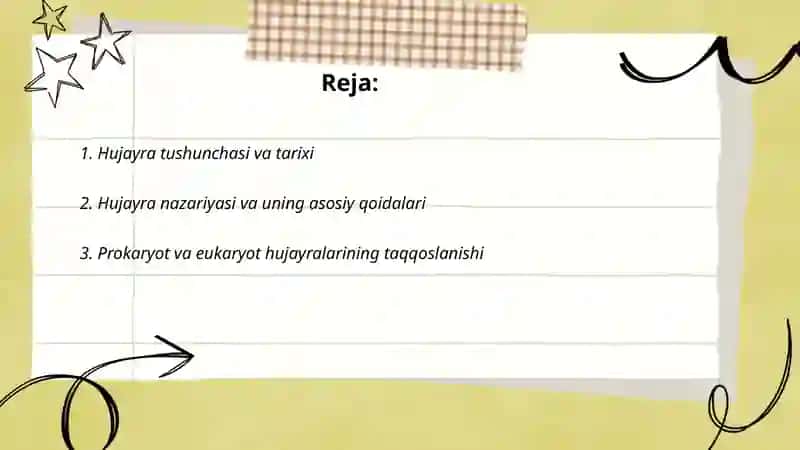 Hujayra haqida tushuncha 2