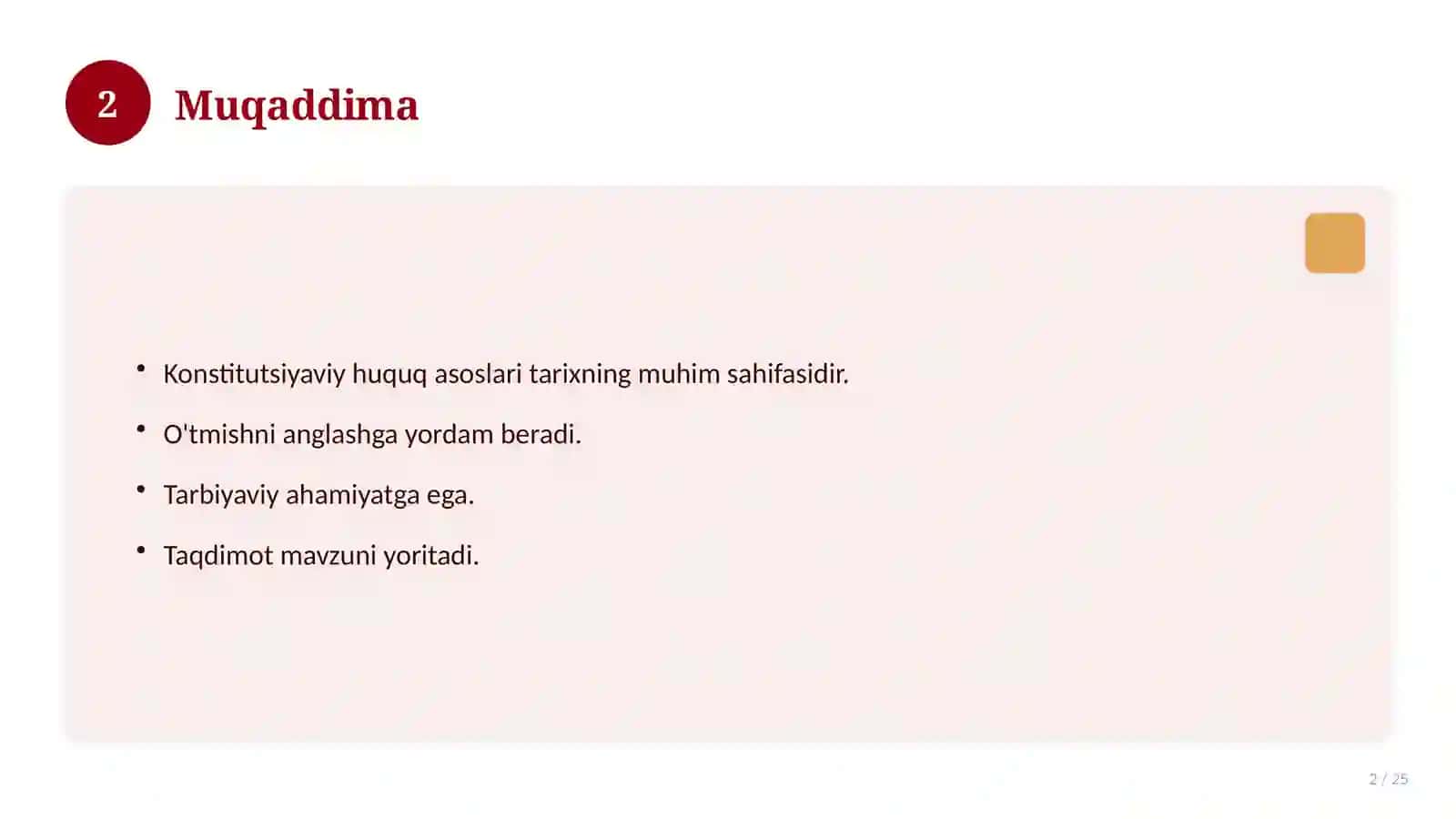 Konstitutsiyaviy huquq asoslari 2