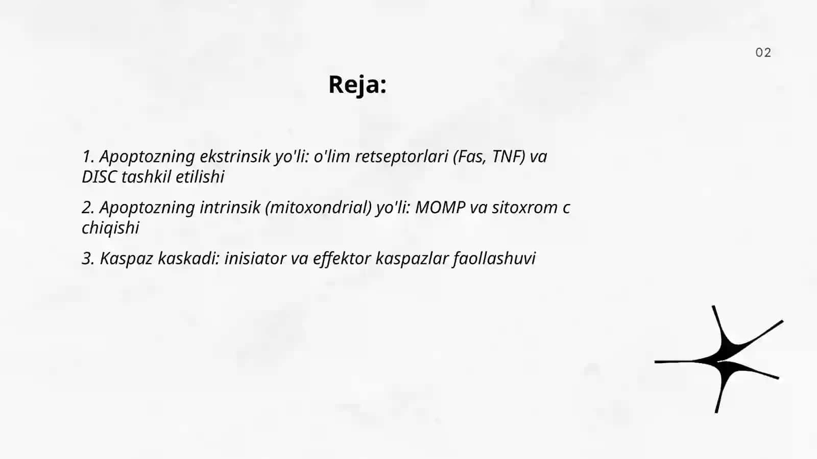 Apoptoz mexanizmlari 2