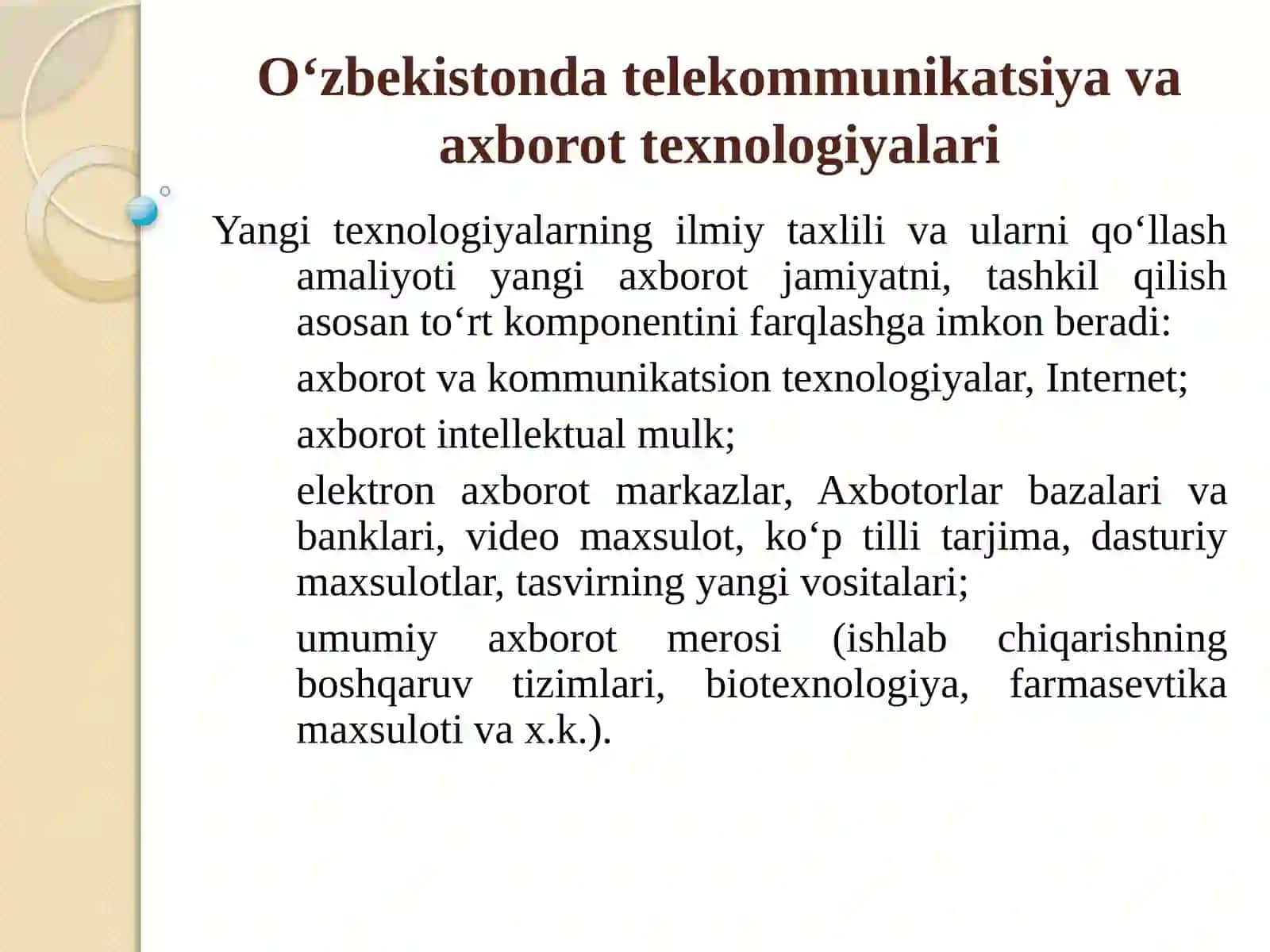 Axborotlarni uzatish usullari 2
