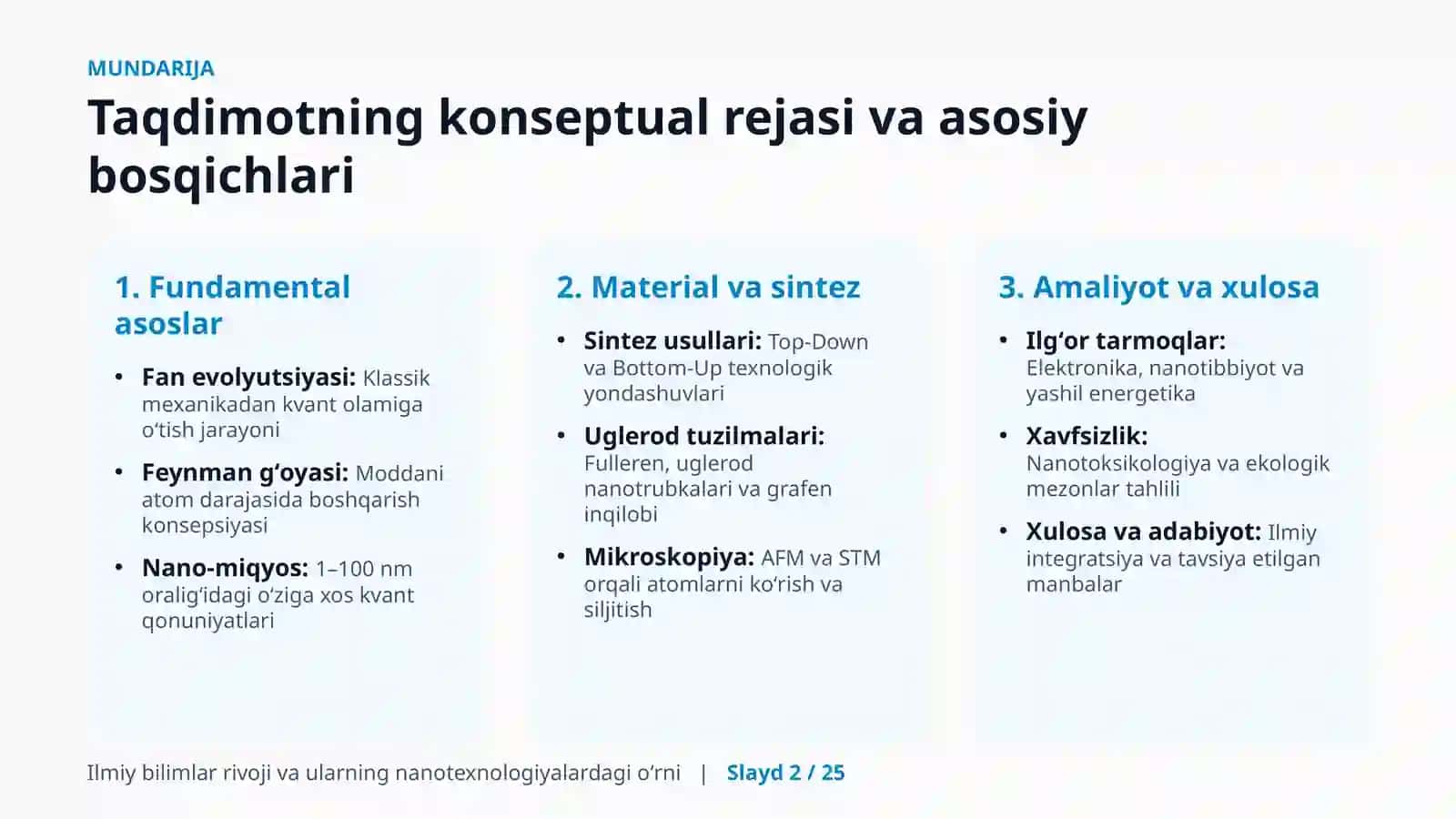 ILMIY TADQIQOTLAR VA INNOVATSIYALAR 2