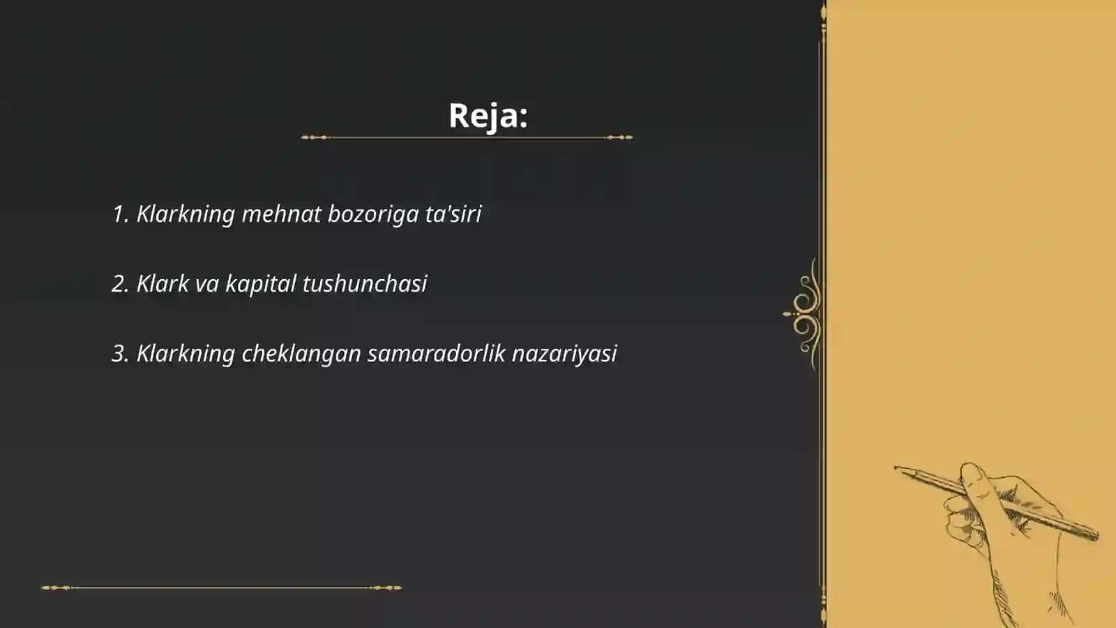 Klarkning mehnat bozoriga ta'siri 2