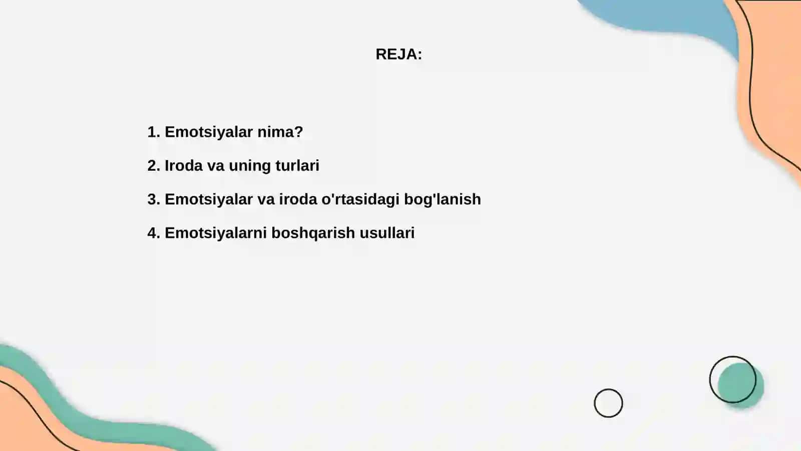 Emotsiya va iroda 2