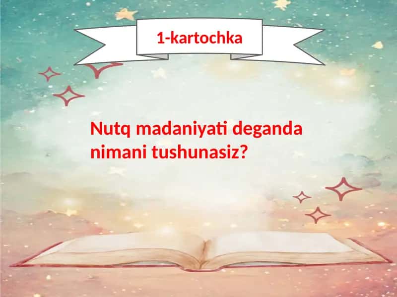Nutq madaniyati 2