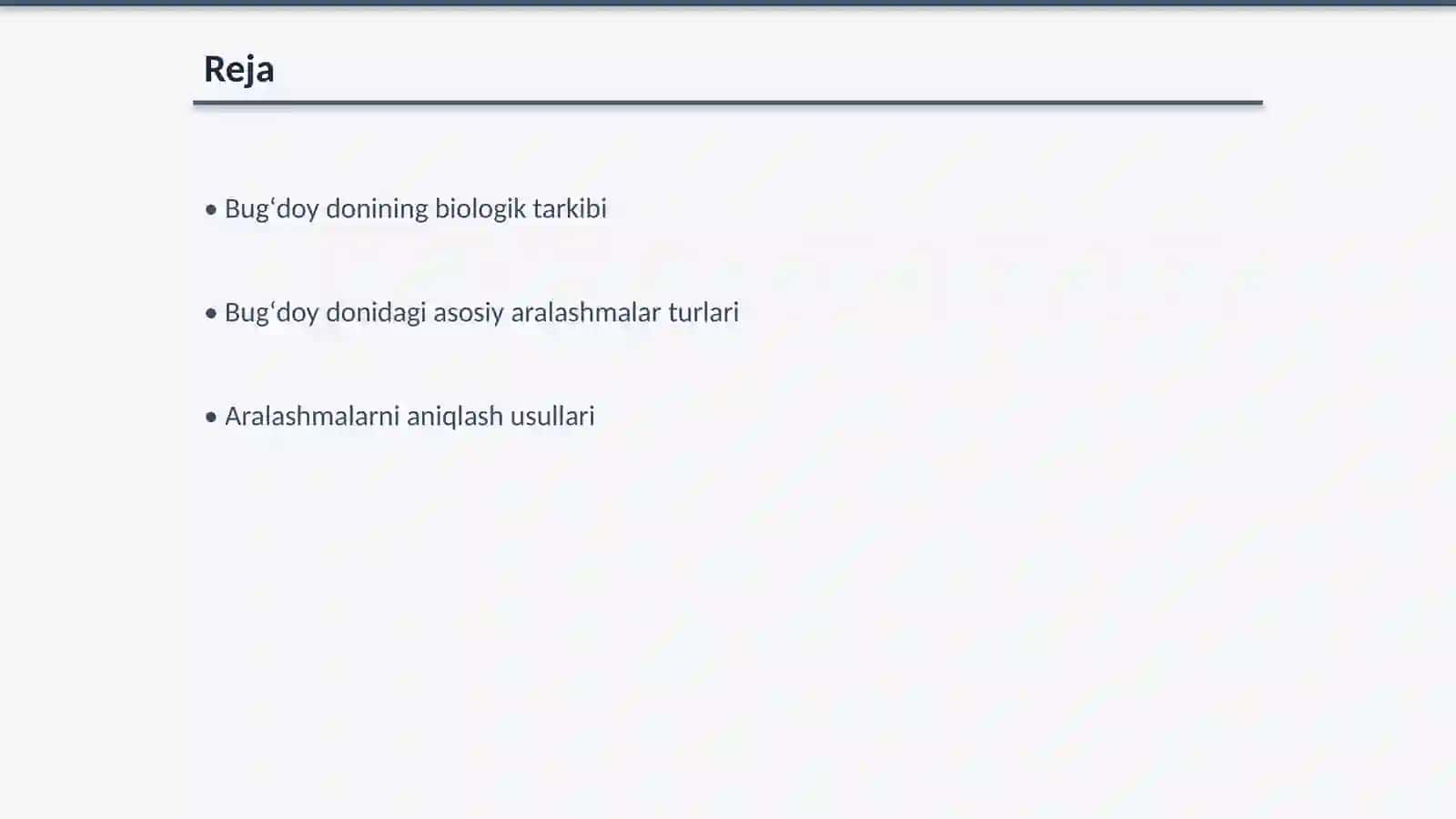 Bugʻdoy donidagi aralashmalar tarkibi va miqdorini aniqlash 2