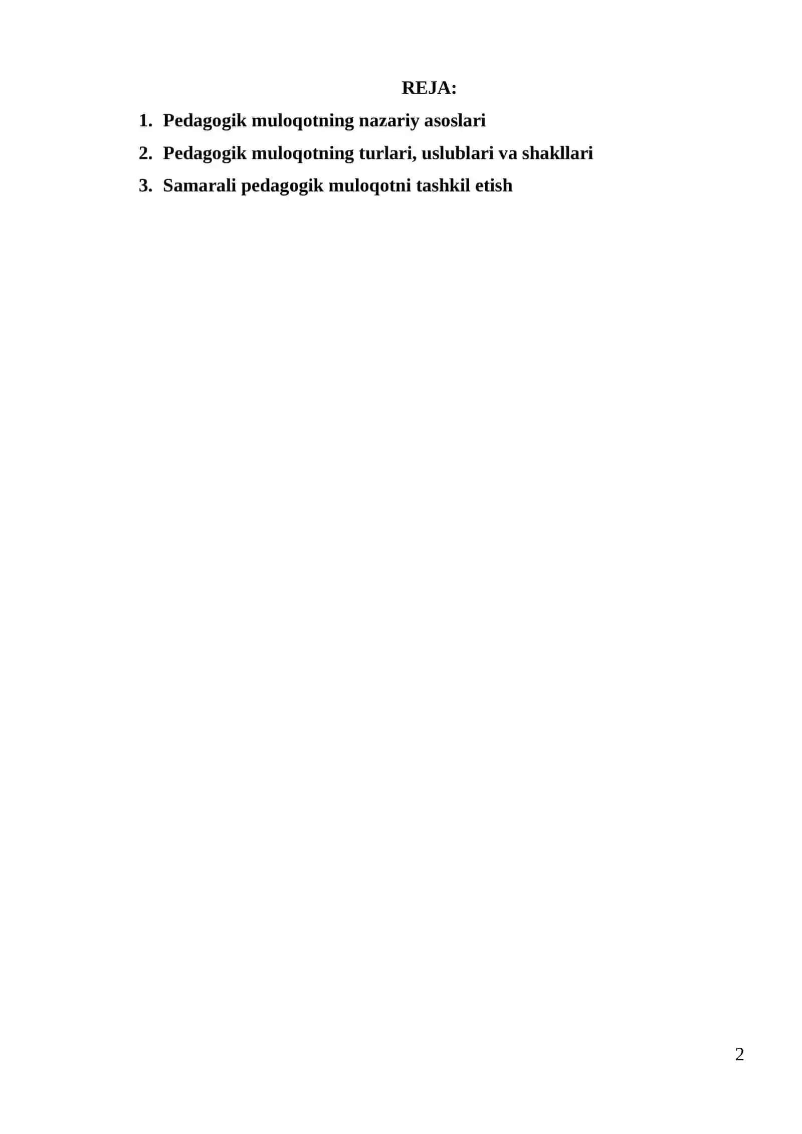 Pedagogik faoliyatida muloqot 2