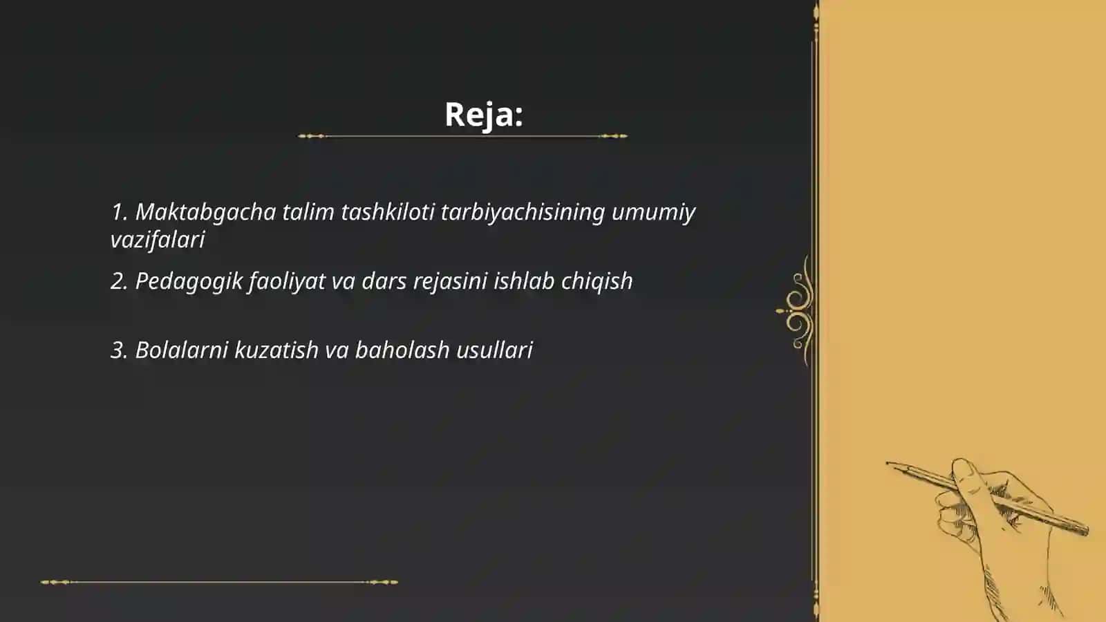 Maktabgacha talim tashkiloti tarbiyachisining lavozim vazifasi 2