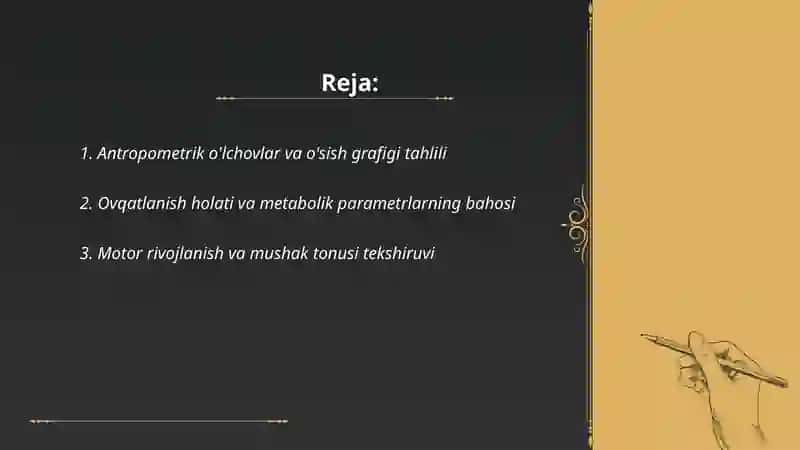 Bolalarni jismoniy, asab - ruhiy va jinsiy rivojlanishini kompleks baholash 2