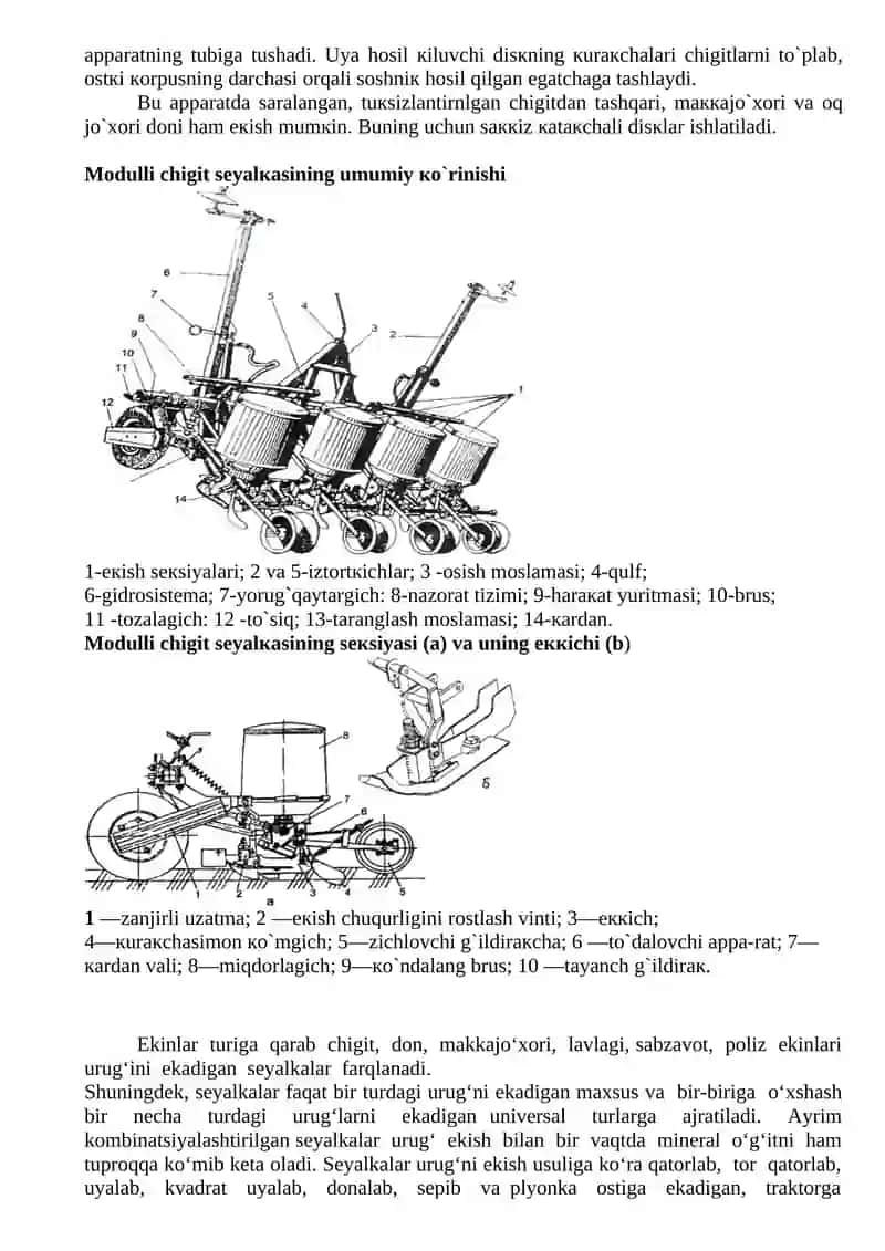 MASHINA-TRAKTOR AGREGATLARINI TUZISH VA ISHLATISH 2