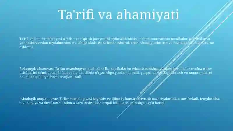Tarbiyaviy Texnologiyalarning Pedagogik Va Psixologik Jihatlari 2