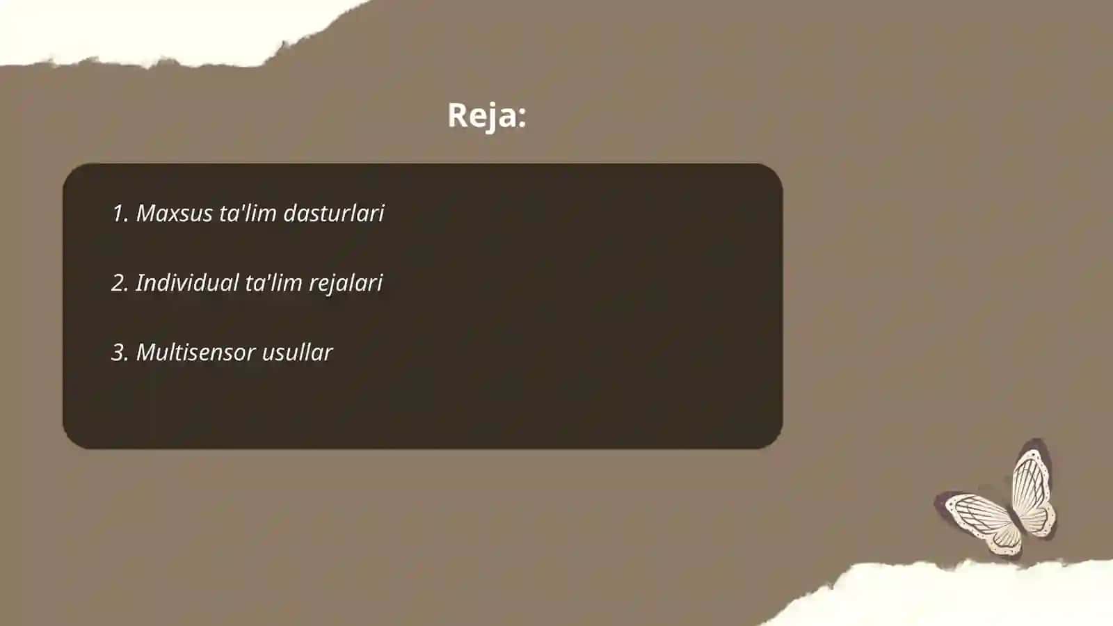 Maxsus ta'lim dasturlari 2