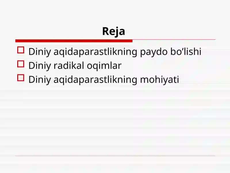 Diniy aqidaparastlik va ekstrimizm 2