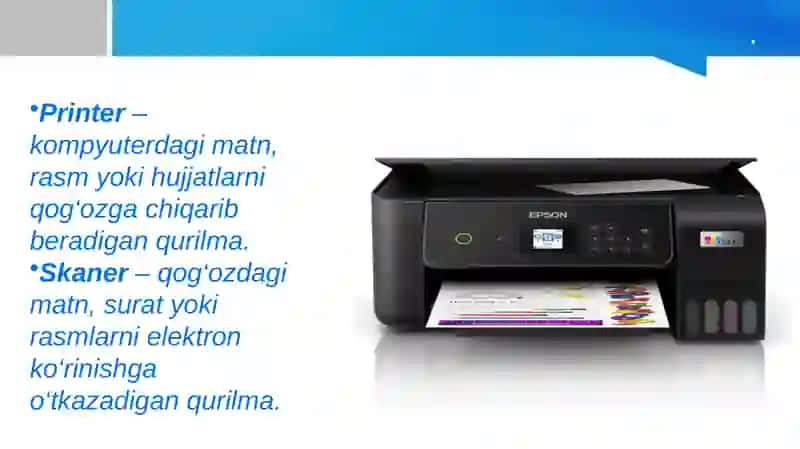Printer va skaner ishlatish 2