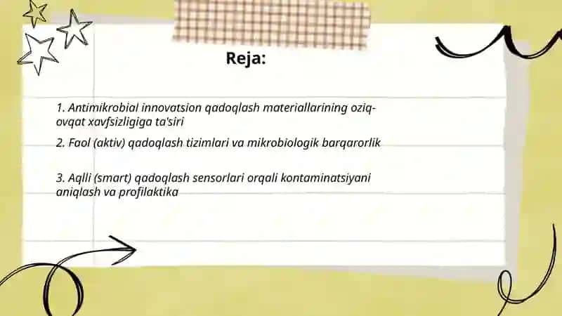 Innovatsion qadoqlash materiallarning oziq-ovqat xavfsizligiga ta'siri 2