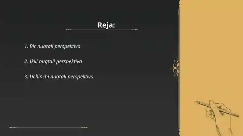 Bir nuqtali perspektiva 2