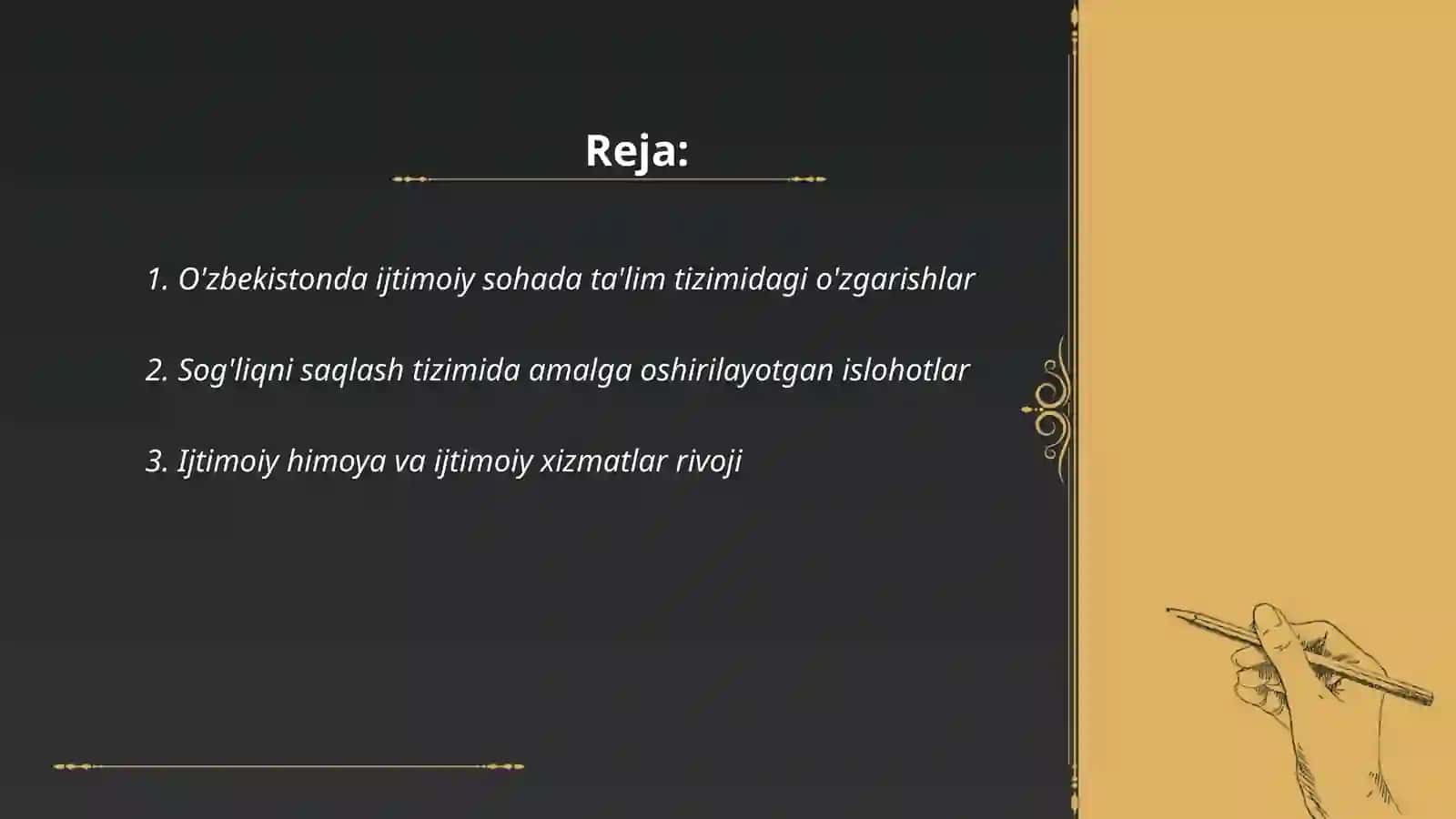 Yangi O‘zbekistonda amalga oshirilayotgan ma’naviy o‘zgarishlar 2