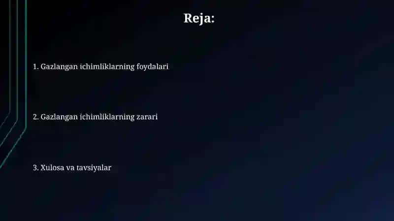Gazli ichimliklarning foydali va zararli tomonlari 2