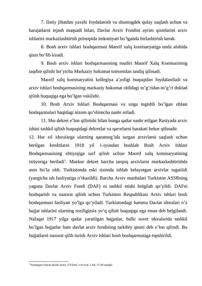Arxiv ishini qaytadan tuzish va markazlashtirish 2