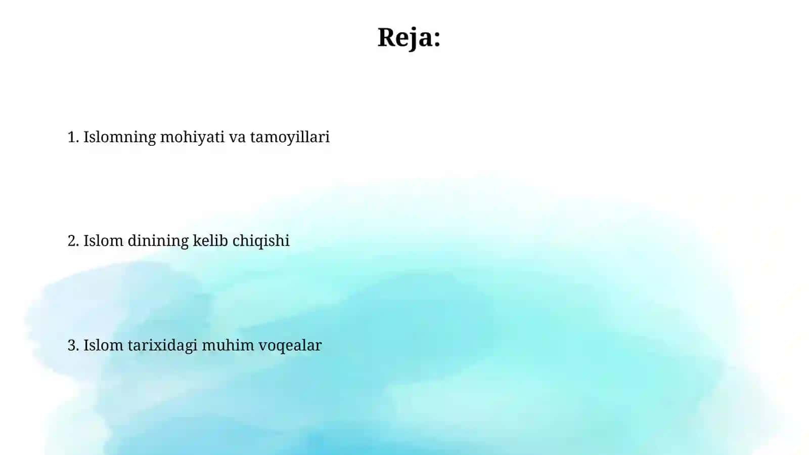 Islom dini tarixivamohiyati 2