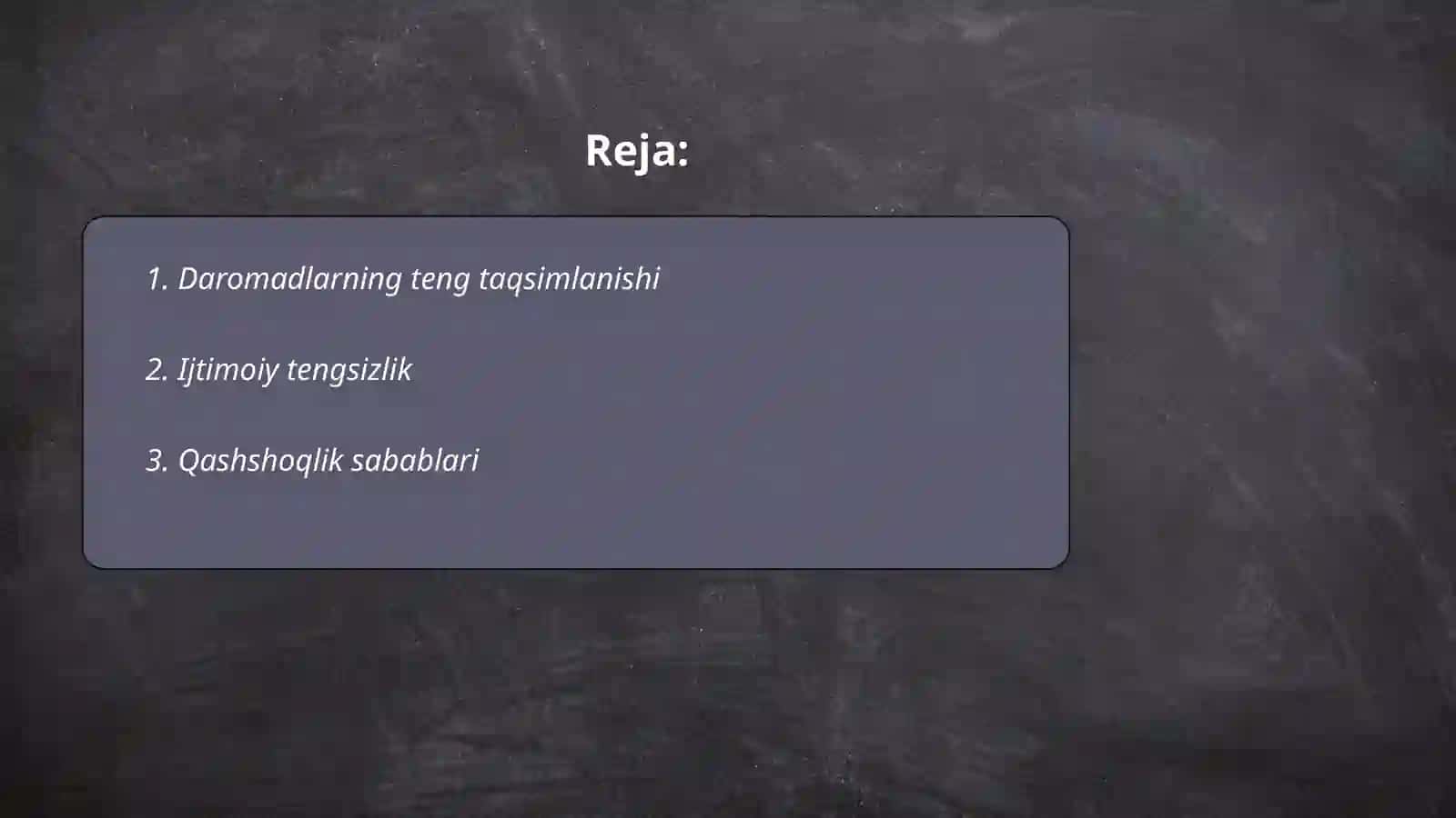 Daromadlarning taqsimlanishi, tengsizlik va qashshoqlik 2