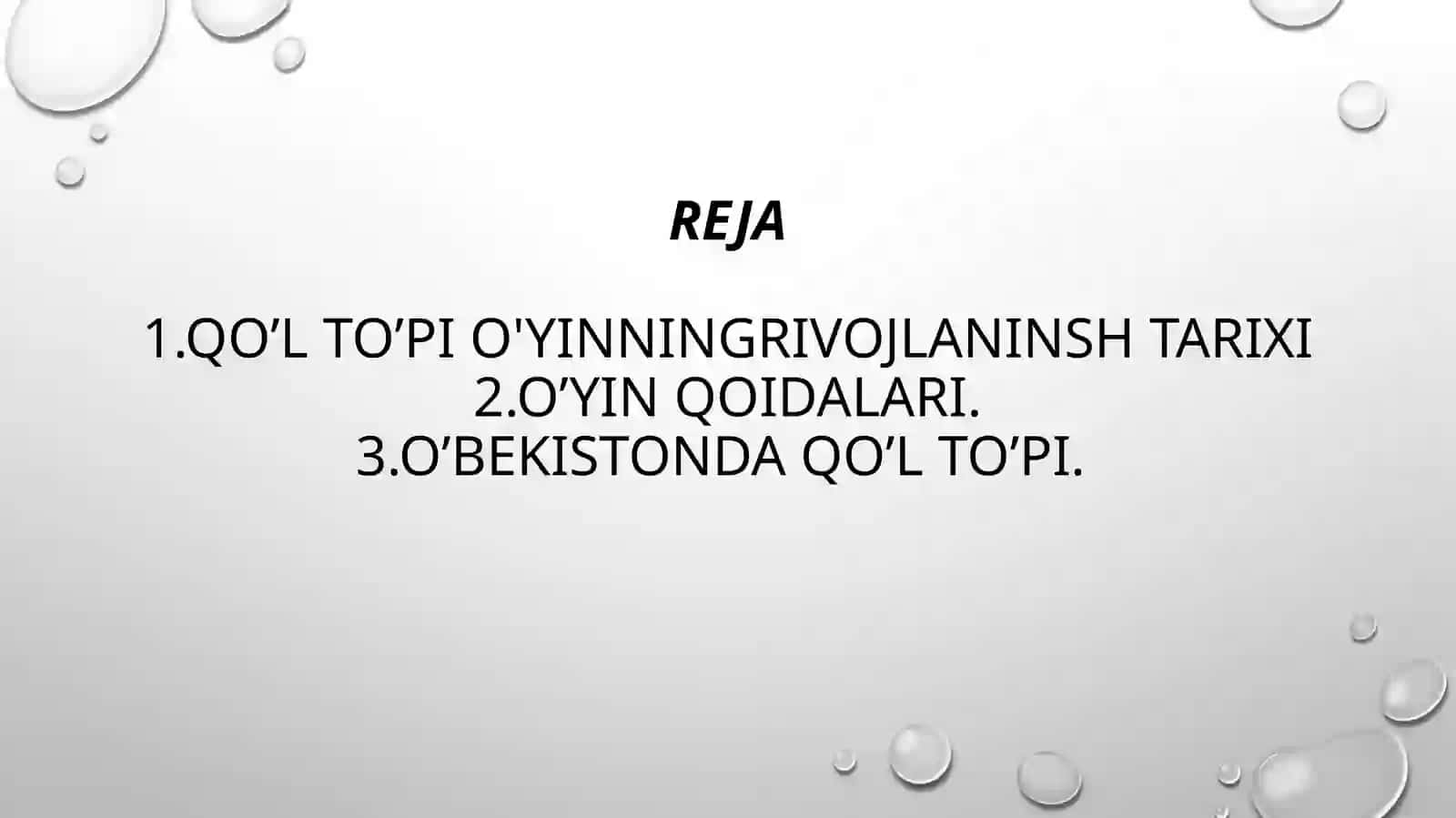 Ganbol ôyining rivojlanish tarixi 2