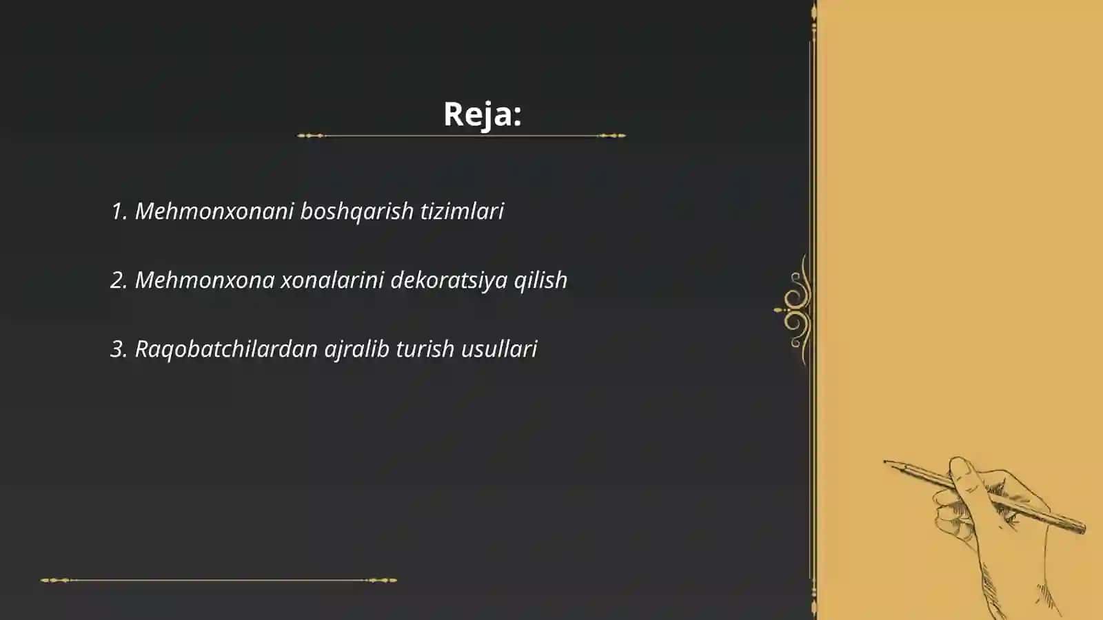 Mehmon hona turar joy biznes 2