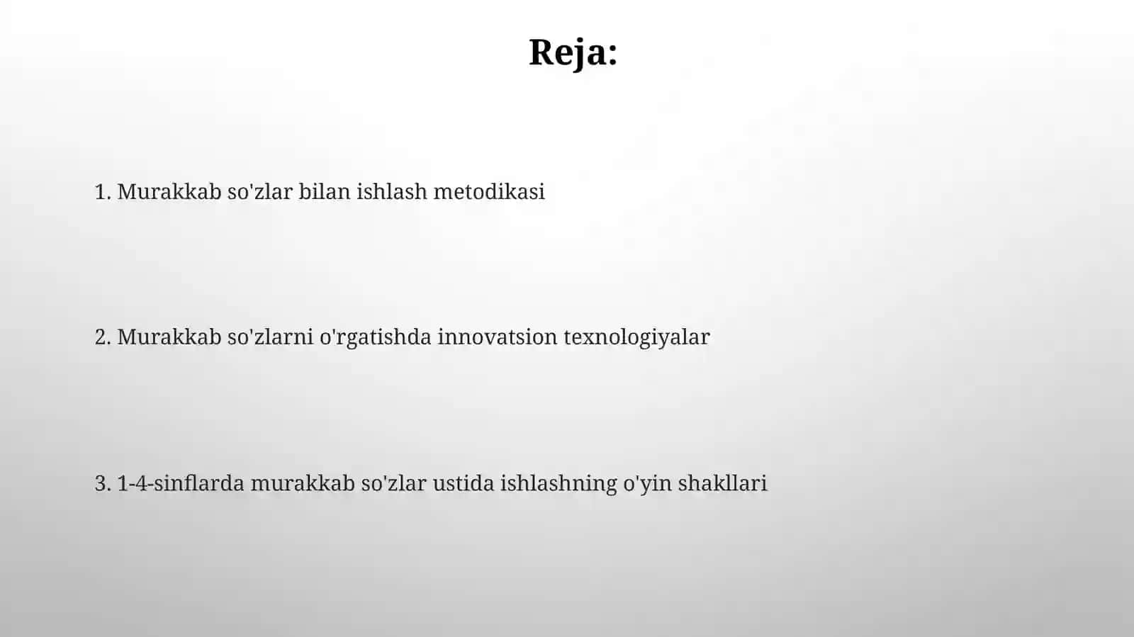 Murakkab so'zlar bilan ishlash metodikasi 2