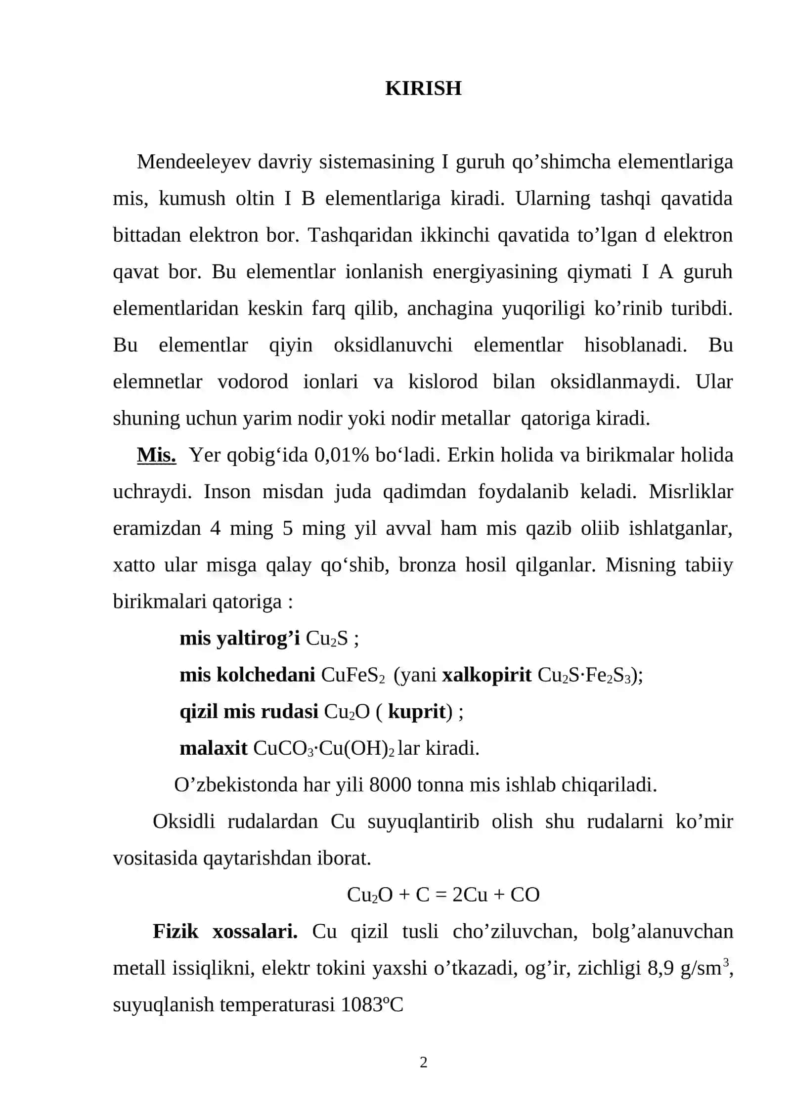 MIS (II) NITRATNING OLINISHI VA XOSSALARI 2