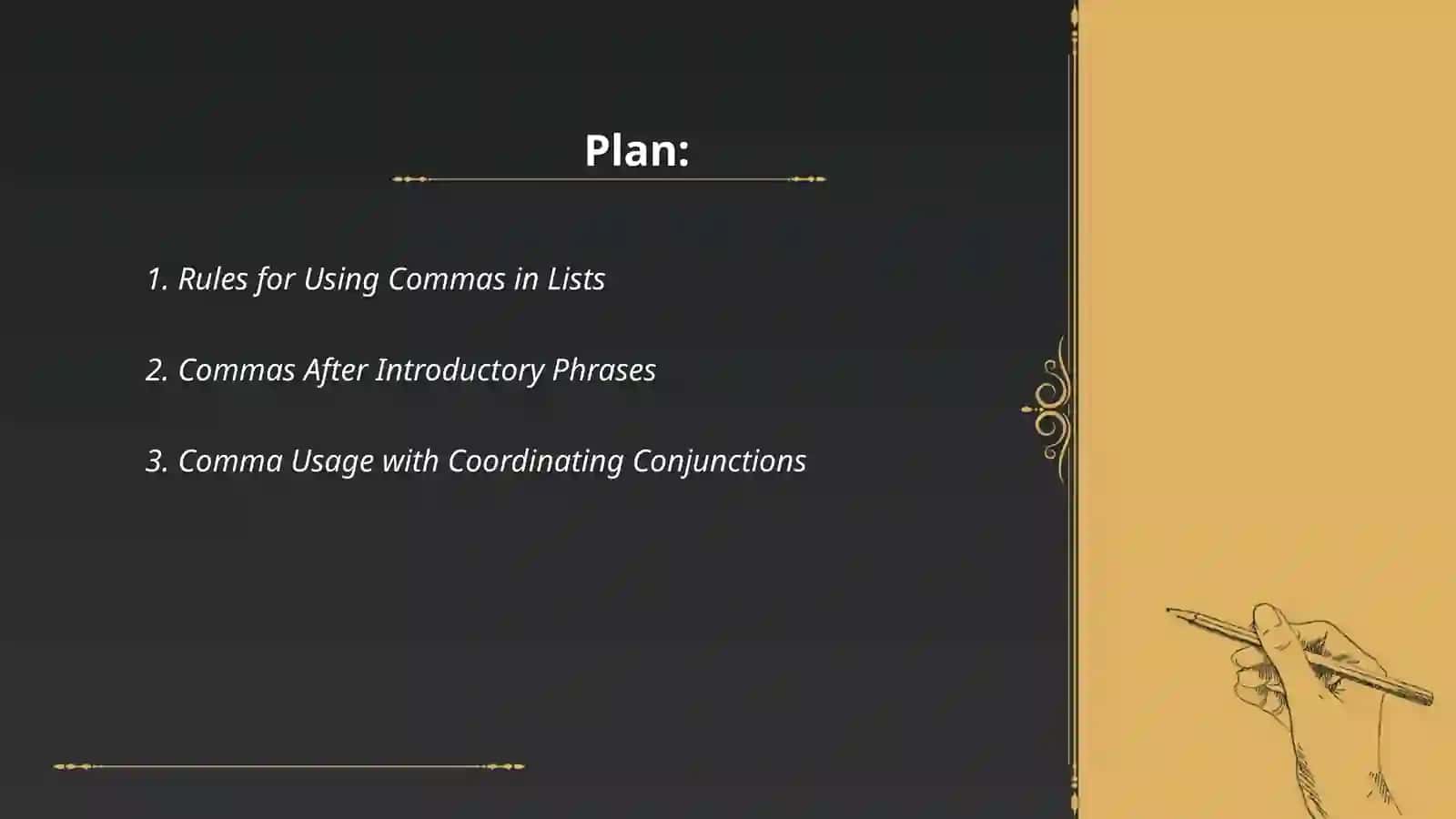 Rules for Using Commas in Lists 2