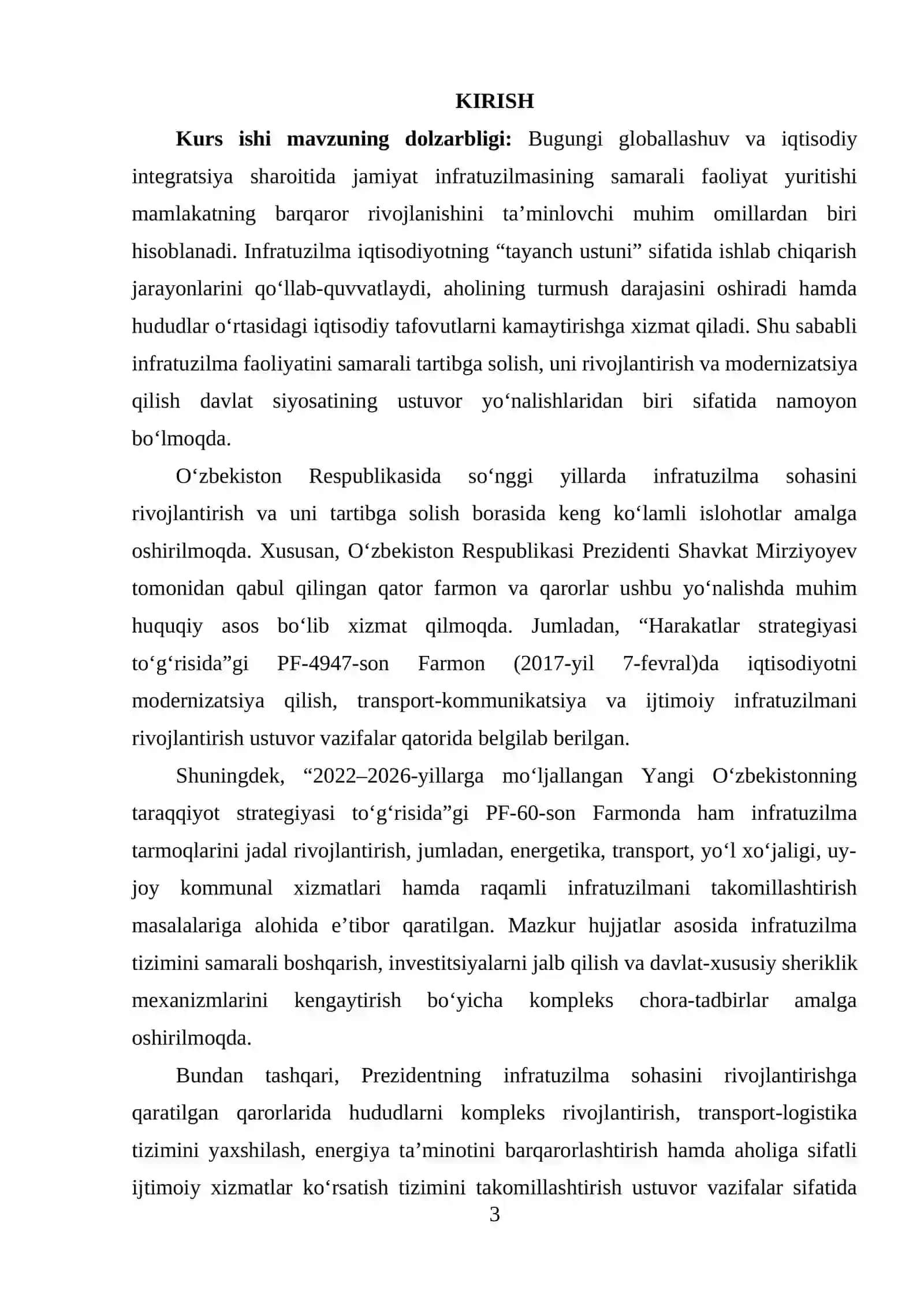 Jamiyatning infratuzilma faoliyatini  tartibga solish 2