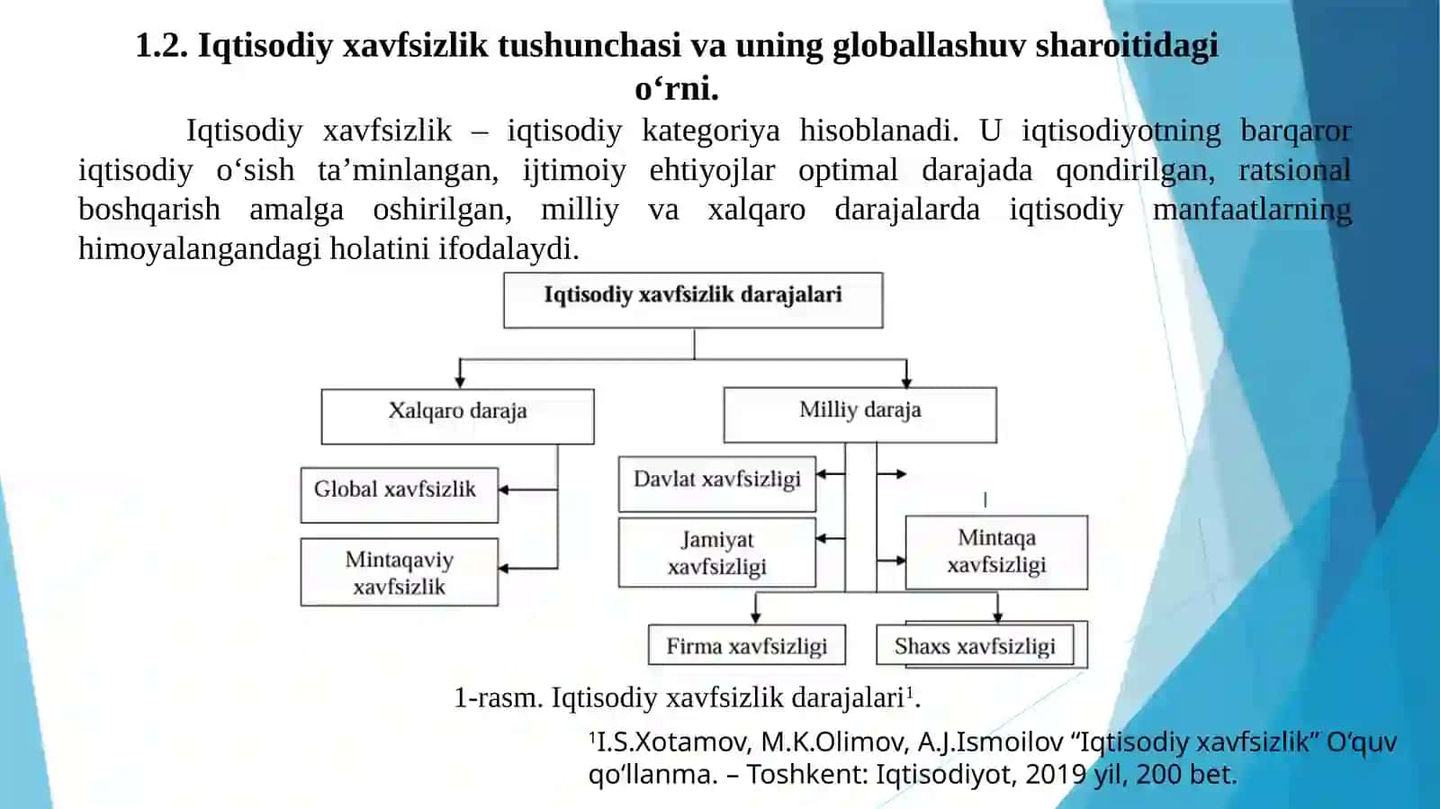 Jahon iqtisodiyotini glaballashuvi sharoitida iqtisodiy havfsizlik 2