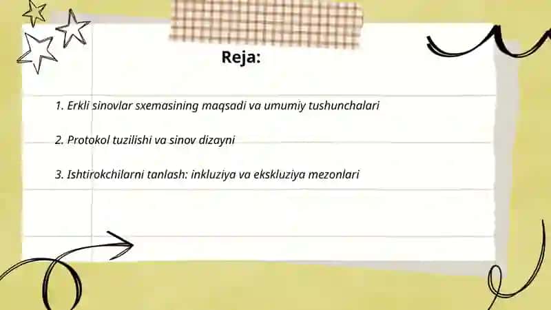 Erkli sinovlar sxemasi 2