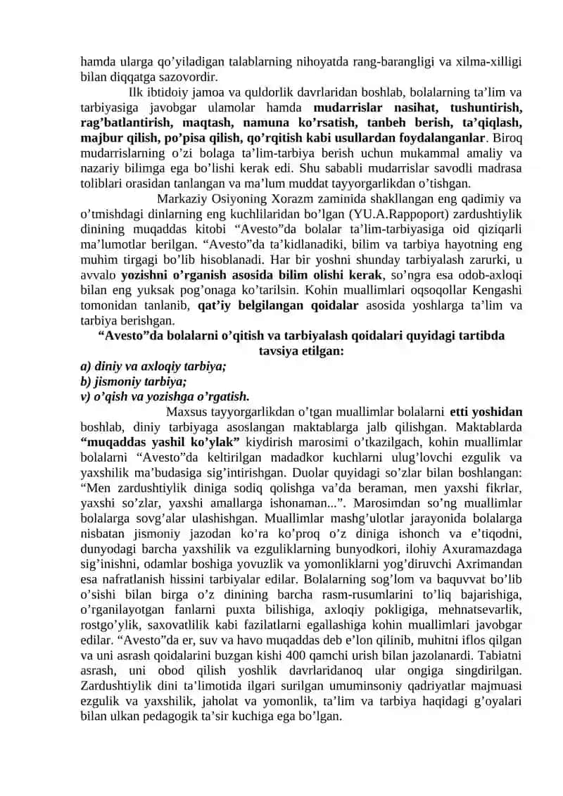 PEDAGOGIK FIKR TARIXI VA MAKTAB AMALIYOTIDA O’QITUVCHI MAHORATI MASALALARI 2